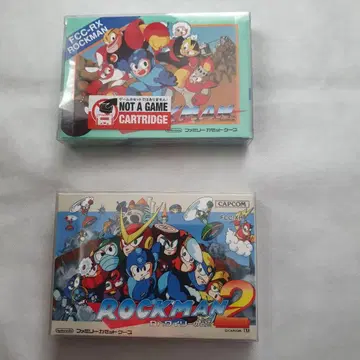 록맨 록맨 2 비 게임 카트리지 세트 상자만