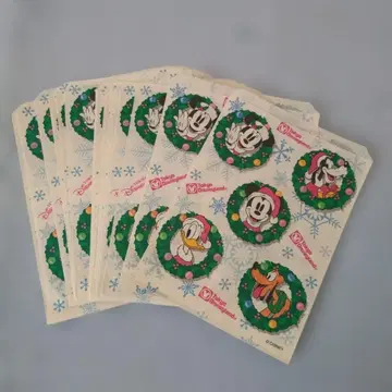 도쿄 디즈니랜드 크리스마스 쇼핑백 소 20개 세트