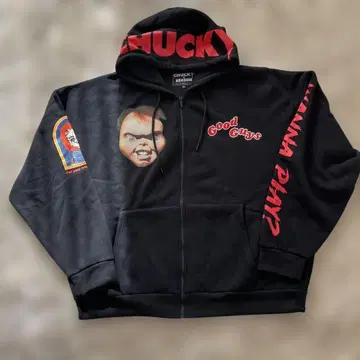 CHUCKY x REASON 블랙 후드티 3XL