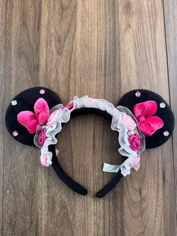 [연내 삼일절 발송 OK] 미니 귀 머리띠 꽃 장식 포함