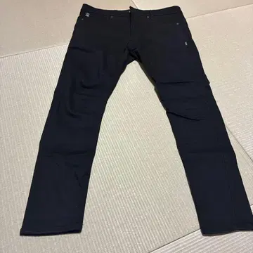 지스타 로우 블랙 스키니 팬츠