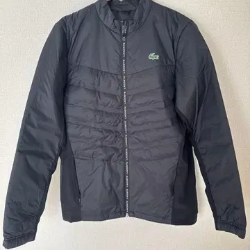[ 미사용품 ] 라코스테 LACOSTE 스포츠 패딩 자켓 블랙