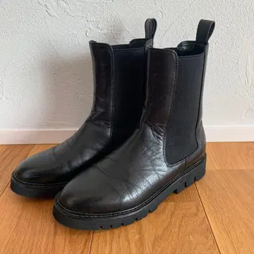 슬로브 이에나 가죽 사이드 고어 부츠