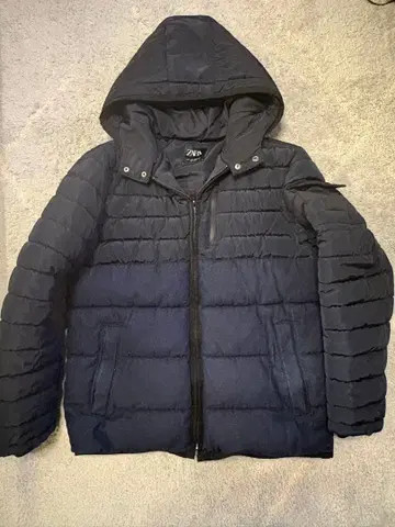 ZARA 폴리에스테르 자켓 L 데님 절개