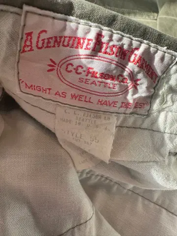 70s FILSON 필슨 팬츠 talon42