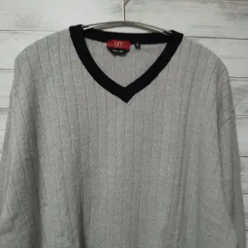 LIV 이탈리아제 니트 울 아크릴 그레이 XL