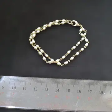 이중 체인 팔찌