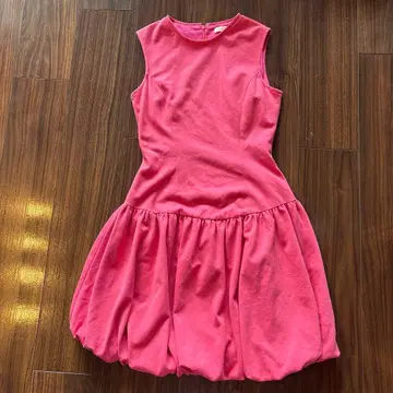 REGINA RISURRE 핑크 슬리브리스 원피스