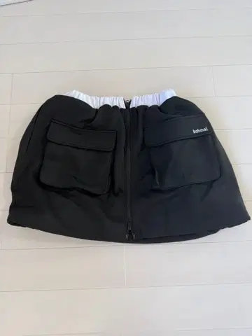 bohmal 컬러 벌룬 미니 저지 스커트