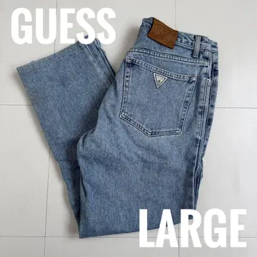 [ GUESS/게스 ] 스트레이트 데님 라이트 블루 LARGE 구제 의류