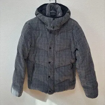 UNIQLO 남성용 체크 무늬 다운 자켓