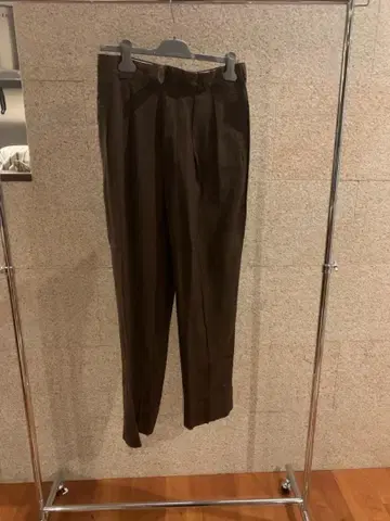 GIORGIO ARMANI 브라운 스트레이트 팬츠 48/M