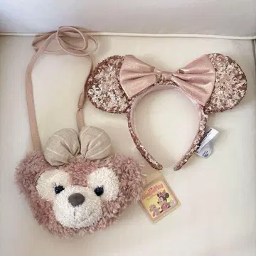 셰리메이의 파우치와 스팽글 미니 머리띠 세트