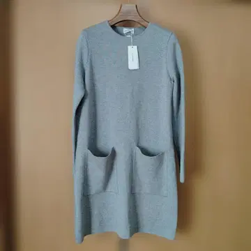 SCAGLIONE 이탈리아제 레이온 코튼 니트 원피스 M