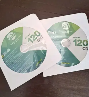 ZUMBA 볼륨 120 DVD CD 세트