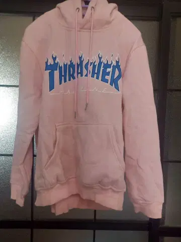 트레셔 THRASHER 후드티 후디 핑크