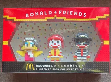 맥도날드 나노블럭 유료 피규어 3인 세트 수량 한정품