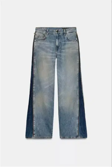 ZARA ZW Collection 미드 라이즈 지퍼 데님 팬츠 7호