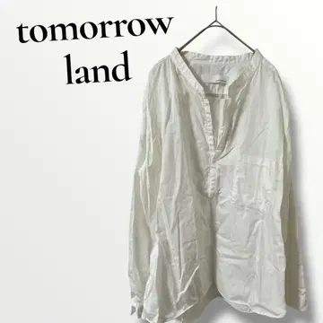 투모로우랜드 셔츠 블라우스 셔츠 와이셔츠 울 100% 화이트