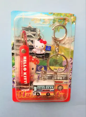 헬로키티 스트랩 세트 버스형