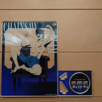 애니메이션 체인소 맨 레제편 스퀘어 아크릴 스탠드 빔