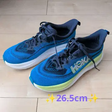 HOKA 러닝화 파랑/그린