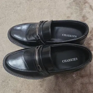 CHARKIES 블랙 로퍼 25cm