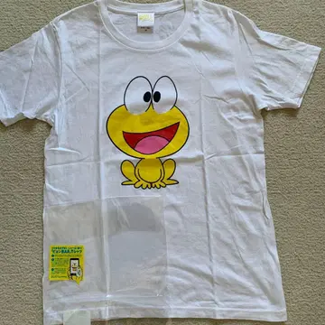 명랑 개구리 뽕키치 T셔츠 M 사이즈 화이트