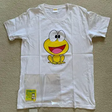 명랑 개구리 뽕키치 T셔츠 L 사이즈 화이트
