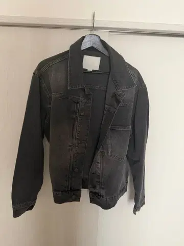 ZARA 다크 그레이 데님 자켓 38