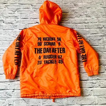 THE DAY AFTER 자켓 오렌지 보아 퀼팅