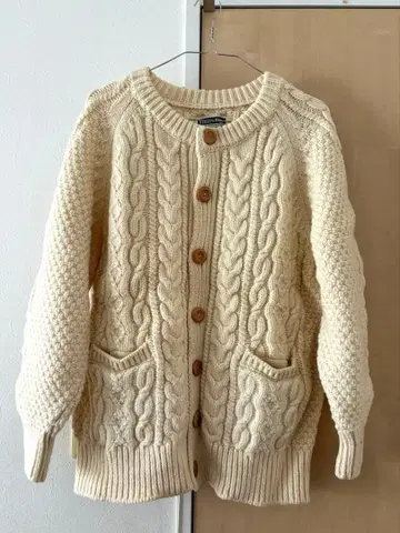 [새상품급] FREAK'S STORE 니트 스웨터 화이트 니트 가디건