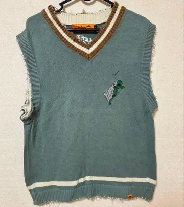 LEFTALONE 니트 베스트