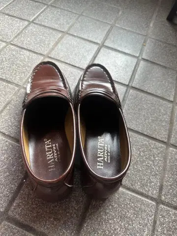 HARUTA 로퍼 브라운 23.5