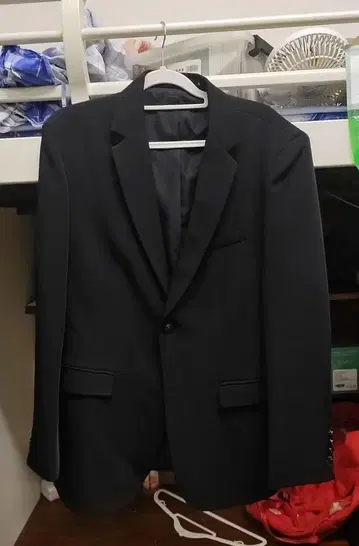 블랙 포멀 블레이저