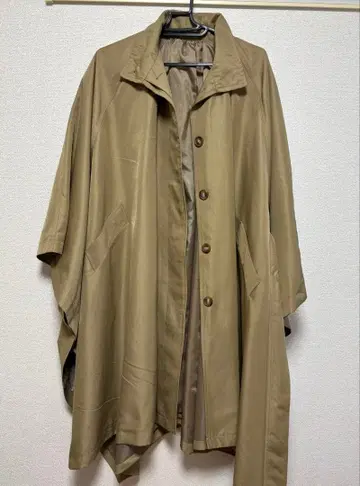 [ Lumier ] 스탠드 넥 판초 코트