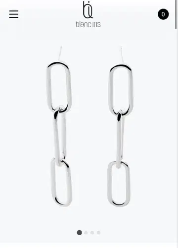 블랑 이리스 귀걸이 라투르 실버