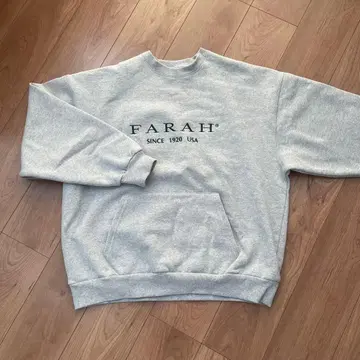 FARAH 그레이 맨투맨 L 사이즈