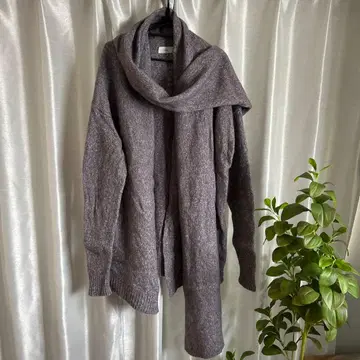 [ 이에나 ] 롱 가디건 2way 그레이