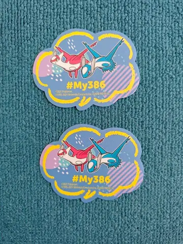 포켓몬 센터 My 스티커 라티아스 라티오스