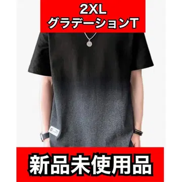 그라데이션 티셔츠 빅 사이즈 루즈핏