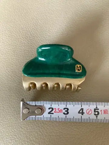 알렉상드르 드 파리 그린 컬러 헤어 클립