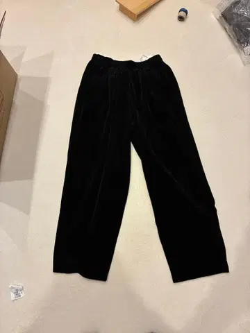 Graphpaper Velour easy Pants BLACK