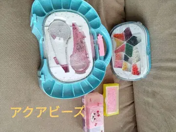 아쿠아 비즈 세트 스카이블루 보관 케이스