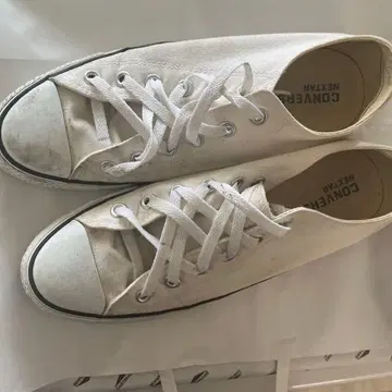 Converse 화이트 로우컷 스니커즈 26.5cm