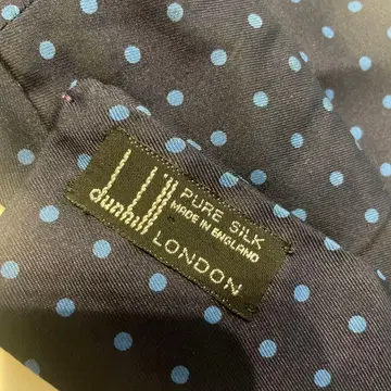 dunhill 도트 무늬 실크 넥타이