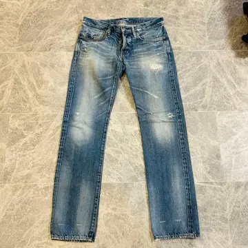 Hysreric Glamour 스터드 장식 스트레이트 데님