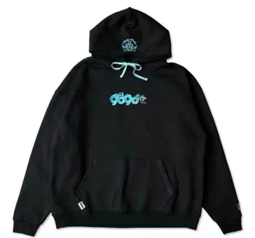 9090 겐지부 콜라보 후드티 블랙 M 사이즈