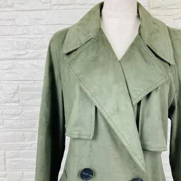 자라 ZARA 트렌치코트 카키 S 봄/가을 아우터 [ 2928-3 ]