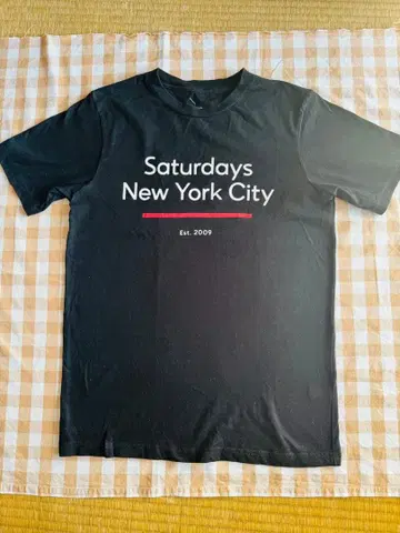 SATURDAYS SURF NYC 블랙 T셔츠 S